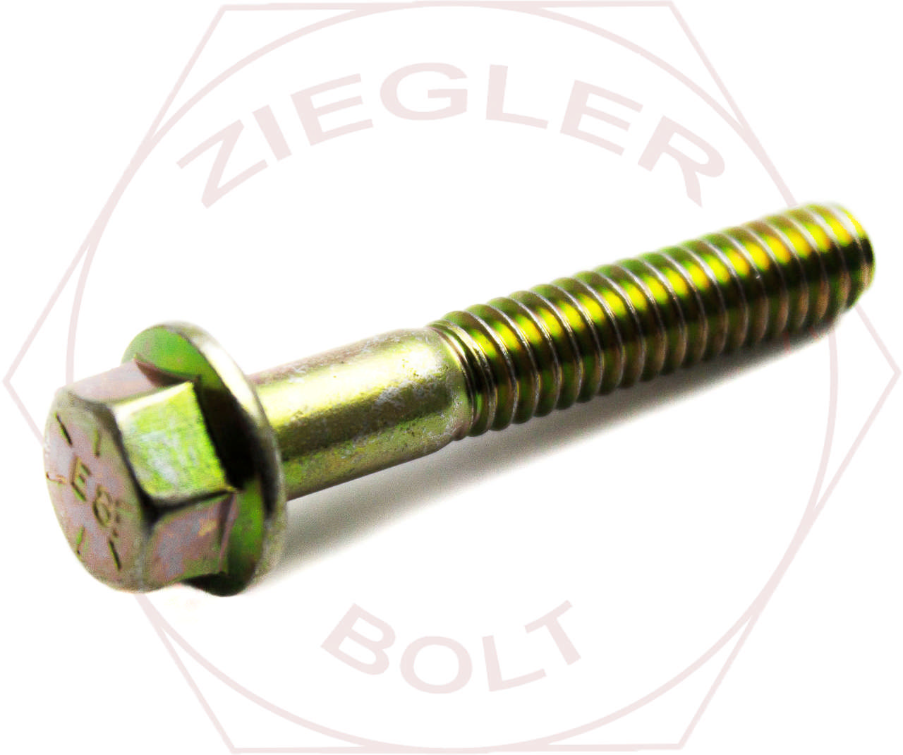 5/16-18 X 3/4 HEX FLANGE BOLT GR 8 ZINC/YELLOW