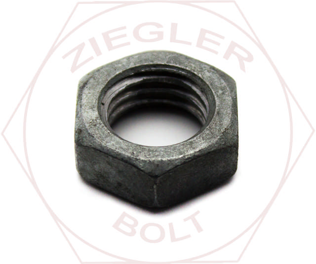 1-1/4-7 HEX FIN JAM NUT HDG A563A