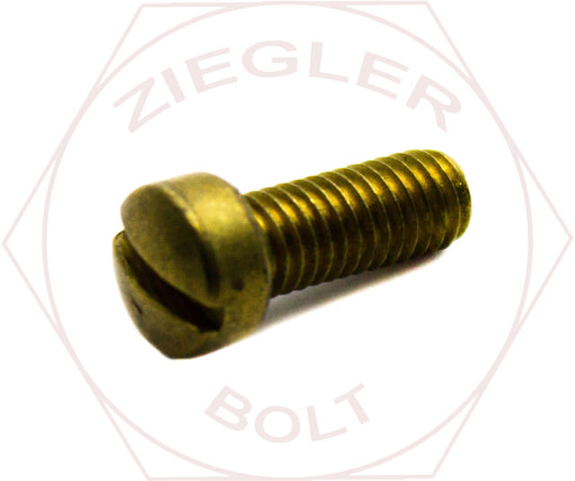 6-32 X 3/8 SLOT FILLISTER M/S BRASS