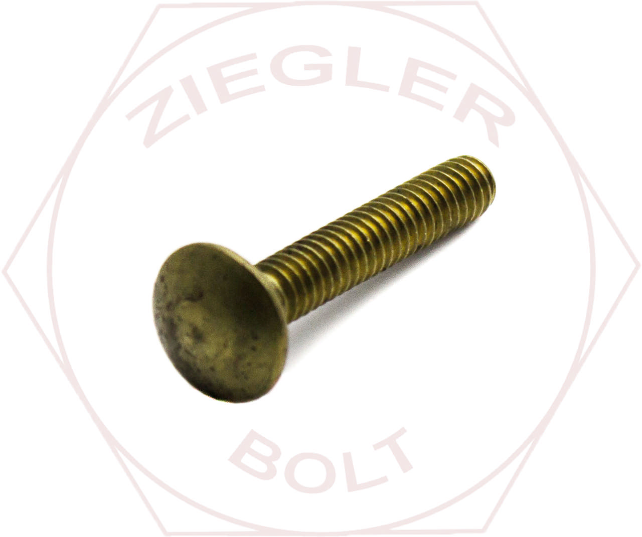 1/4-20 X 1-1/2 CARRIAGE BOLT BRASS
