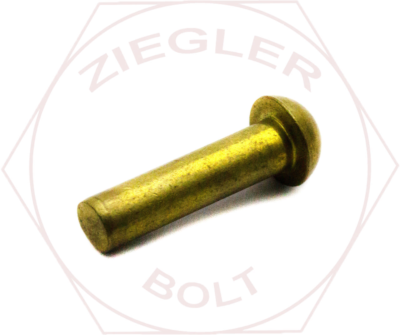 1/4 X 1 RD HD SOLID RIVET BRASS