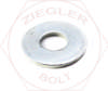 1/4 USS FLAT WASHER ZINC