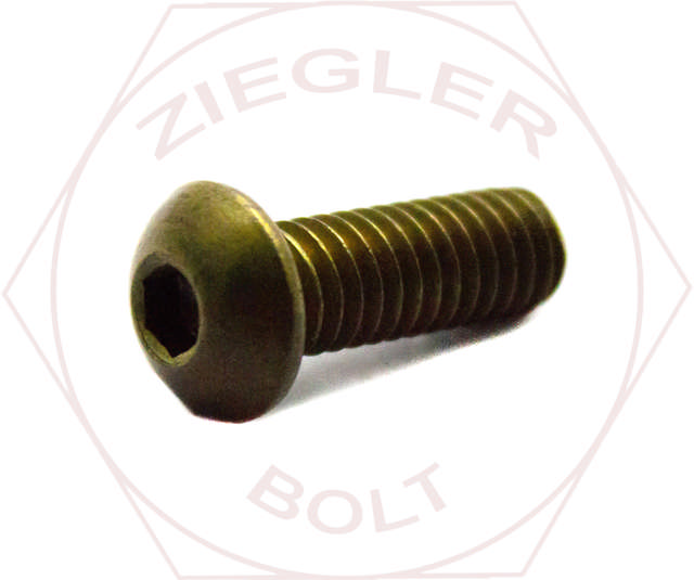3/8-16 X 1-1/2 BUTTON SOCKET CAP SCREW BRASS