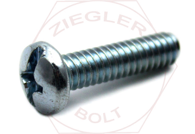 1/4-20 X 1/2 COMBINATION PAN HD MACHINE SCREW ZINC