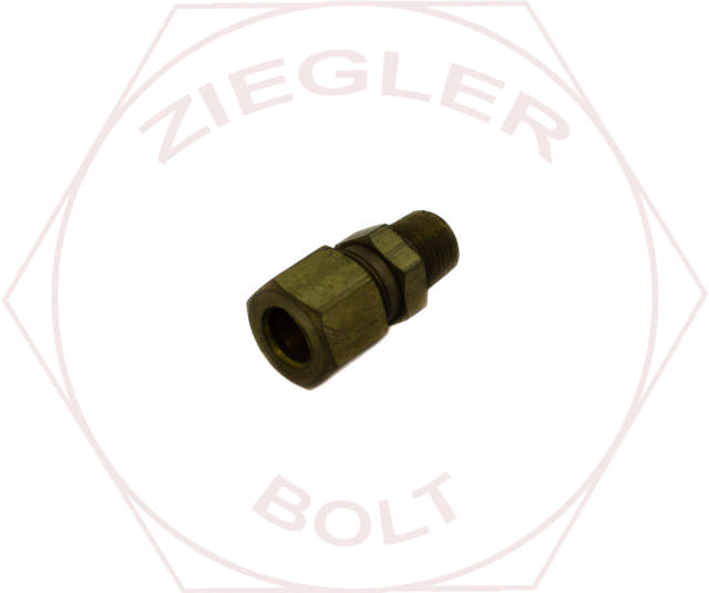 3/8T X 1/4P COMPRESSION CHECK VALVE BRASS