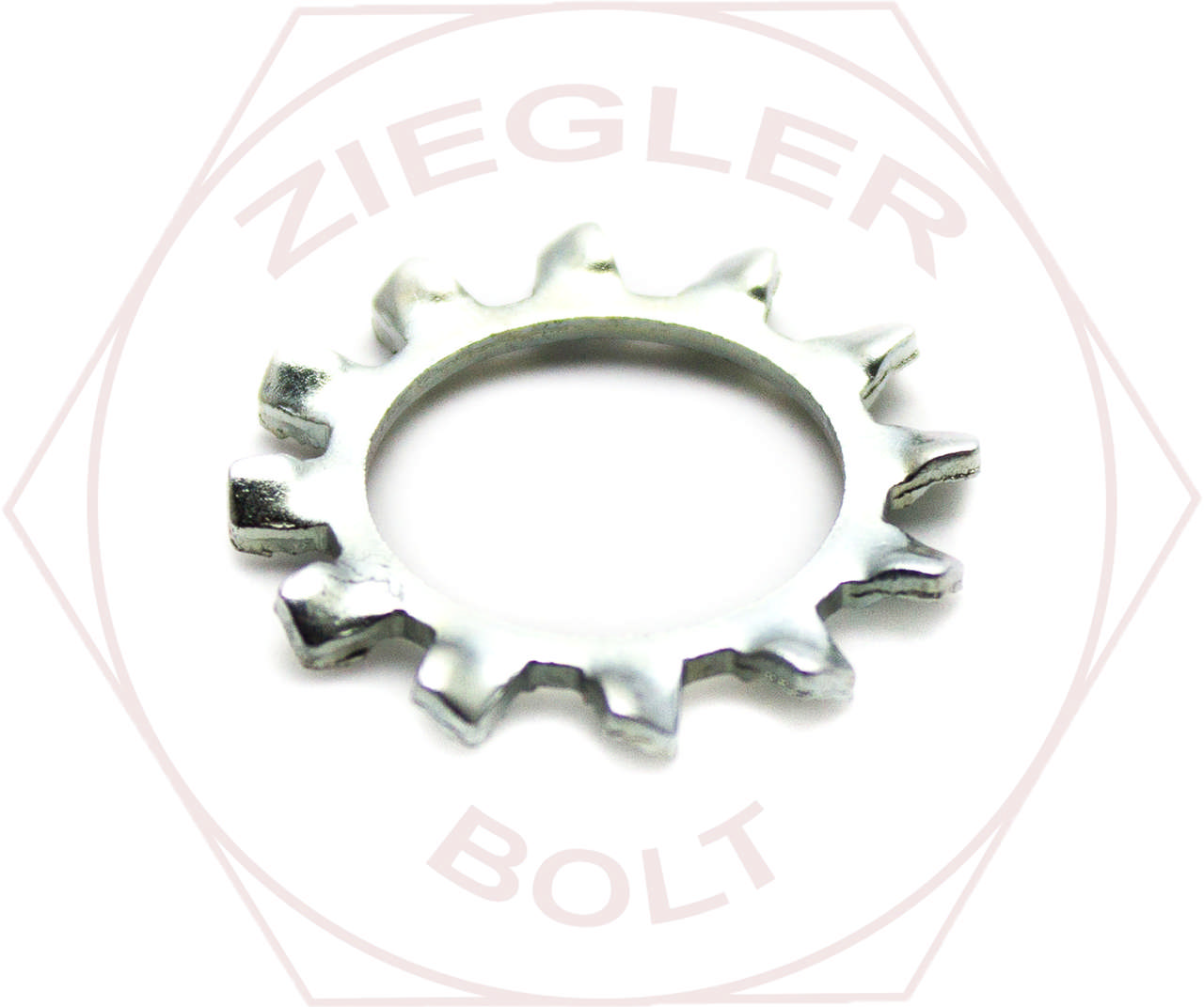 M10 EXTERNAL TOOTH L/W ZINC