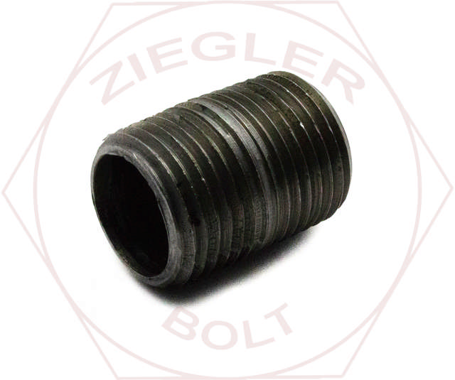 1-1/4 PIPE NIPPLE BLK IRON CLOSE DOMESTIC