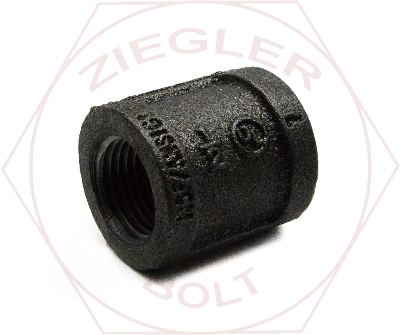 1/4 PIPE COUPLING BLK IRON  IMPORT
