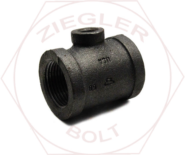 1 X 1/2 X 1 SCH. 40 REDUCING TEE BLACK