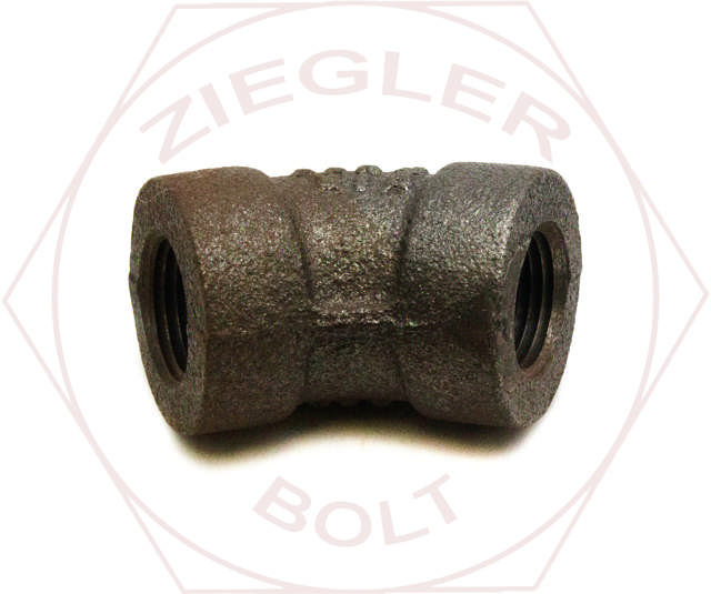 1/4 45° ELBOWS SCH. 80 BLK