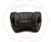 1/4 PIPE ELBOW BLK IRON 45° DOMESTIC