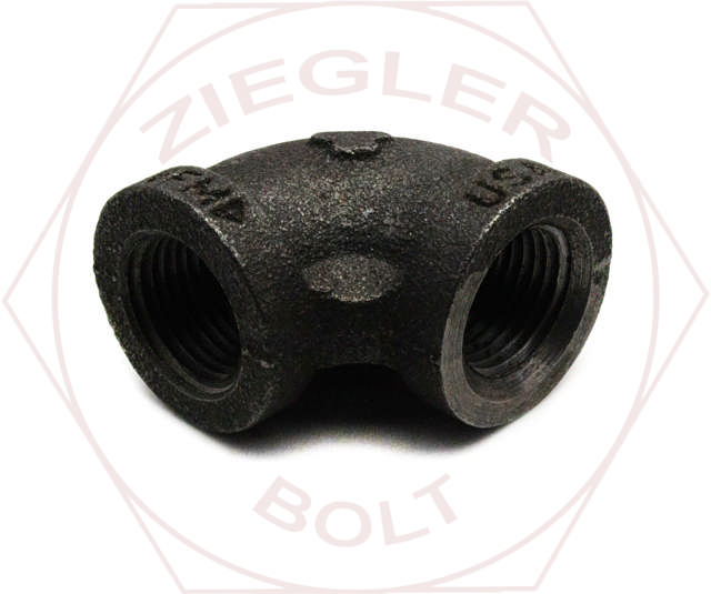 1/4 PIPE ELBOW BLK IRON 90° DOMESTIC