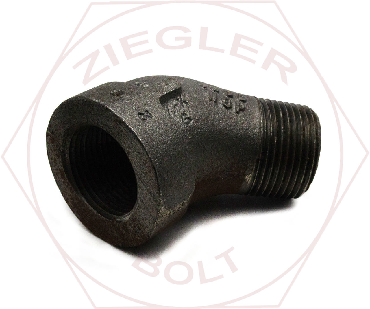 1/2 45° STREET ELBOW SCH. 80 BLK
