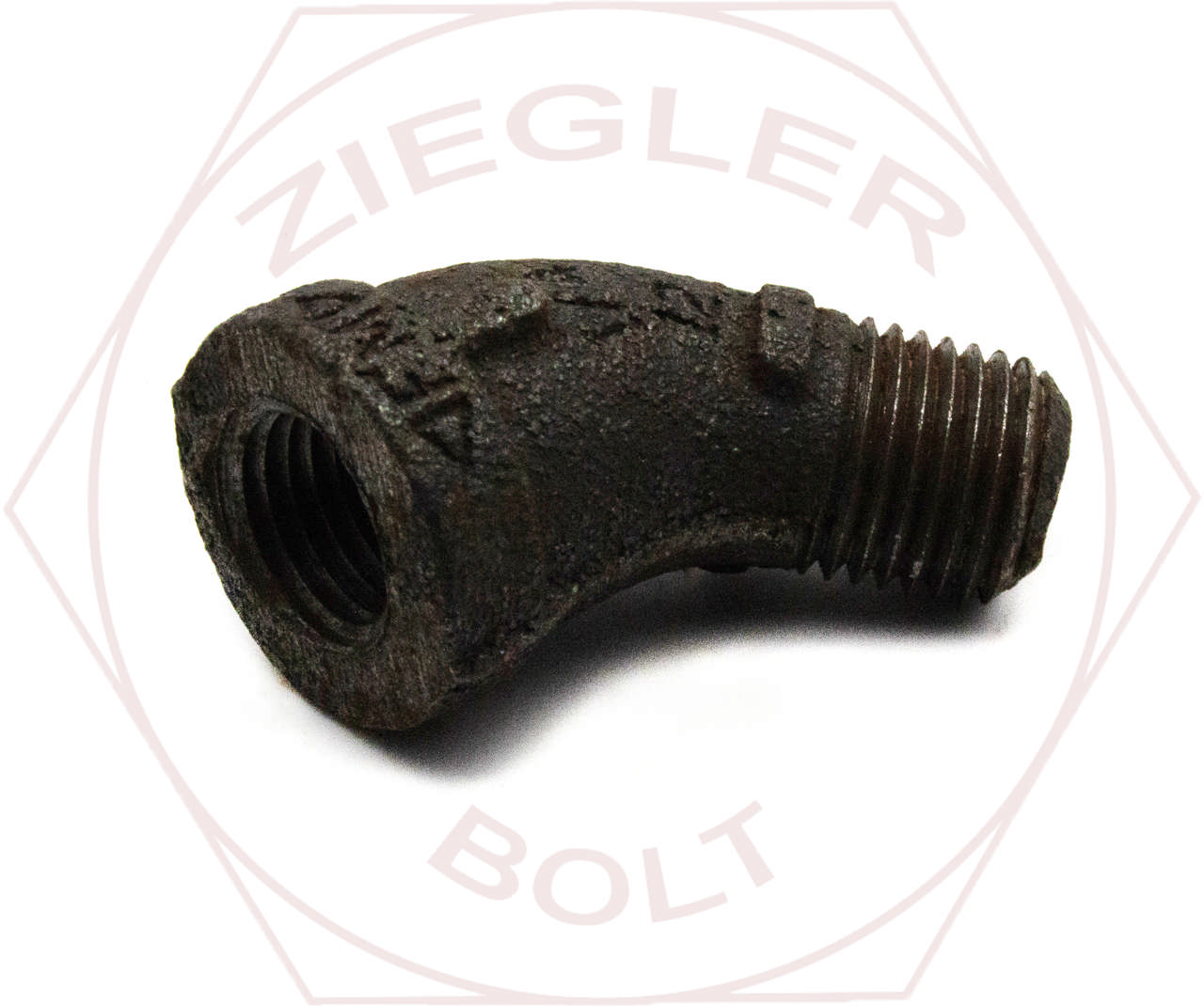 1/4 STREET ELBOW BLK IRON 45° DOMESTIC