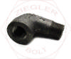 1/4 STREET ELBOW BLK IRON 90° SCH. 80 XH
