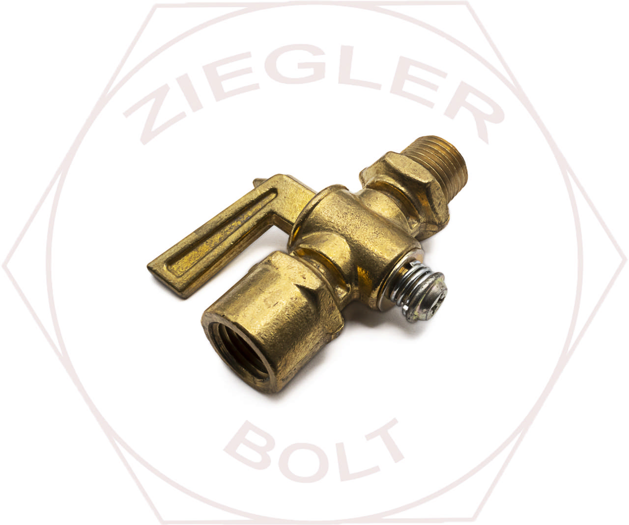1/4NPT MALE & FEMALE PIPE SHUT-OFF VALVE BRASS