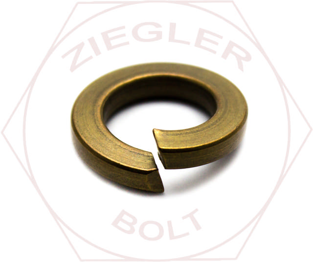 #4 SPLIT LOCK WASHER SIL/BRNZ