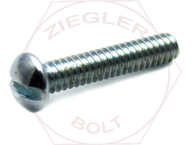 8-32 X 5 SLOT ROUND M/S ZINC