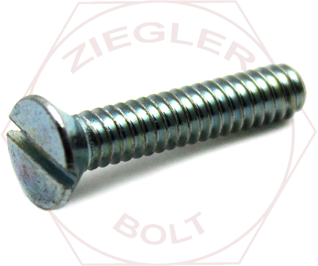 M10-1.5 X 14 SLOT FLAT M/S DIN 963A ZINC