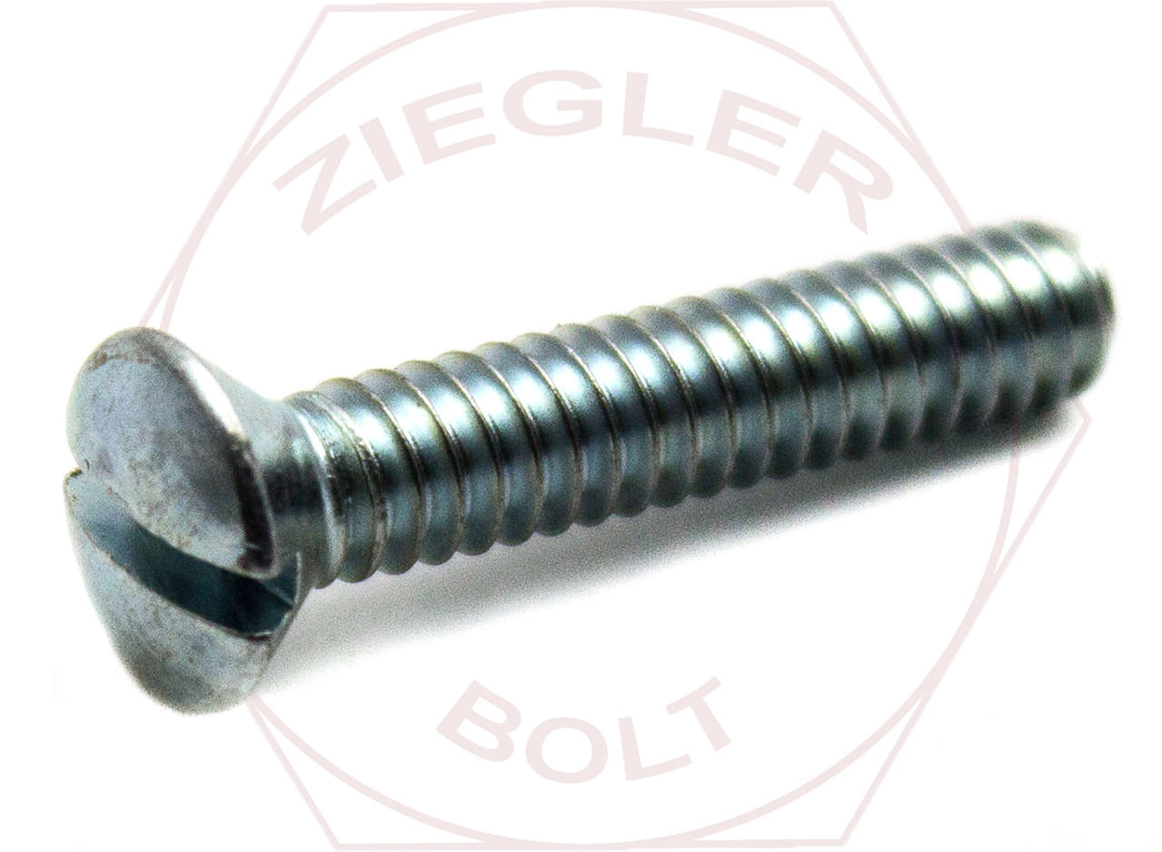 M10-1.5 X 20 SLOT OVAL M/S ZINC