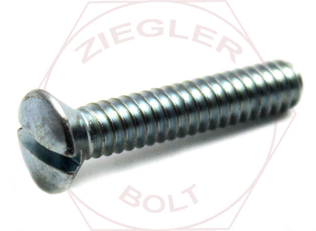 M5-.8 X 35 SLOT OVAL M/S ZINC