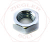 5/16-18 HEX FIN JAM NUT ZINC