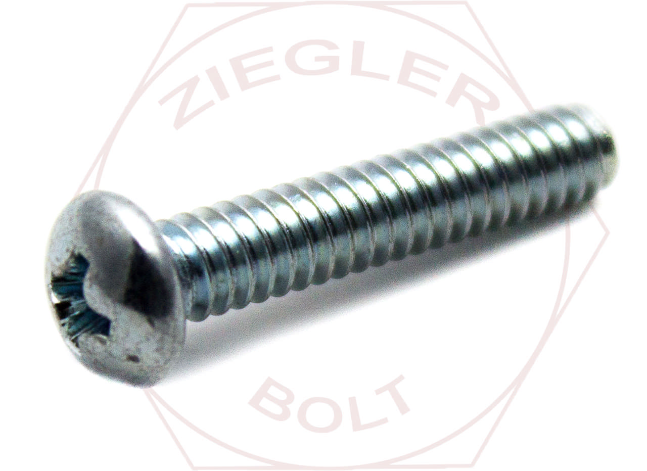 5/16-18 X 4 PHIL ROUND M/S ZINC