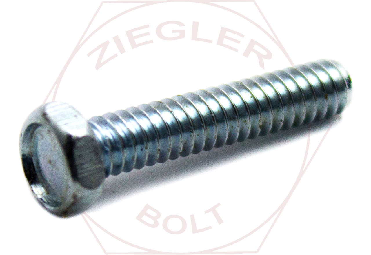 5/16-18 X 3/4 UNSLOT IND HEX M/S ZINC