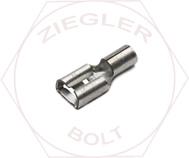 (10187)12-10 WIRE FEMALE CONN UNINSULATED (.250)