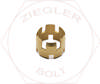  WEATHERHEAD #O03610 3/8 SLEEVE BRASS