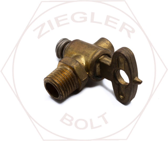 1/4M DOT AIR BRAKE DRAIN COCK BRASS