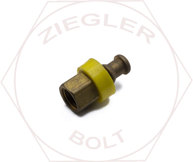1/4 X 3/16 RIGIDINVERTED FEMALE L/P HOSE END BRASS