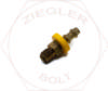 1/4 X 3/16 INVERTED MALE SWIVEL L/P HOSE END BRASS