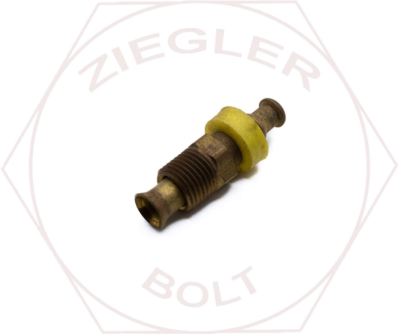 1/4 X 5/16 INVERTED MALE SWIVEL L/P HOSE END BRASS