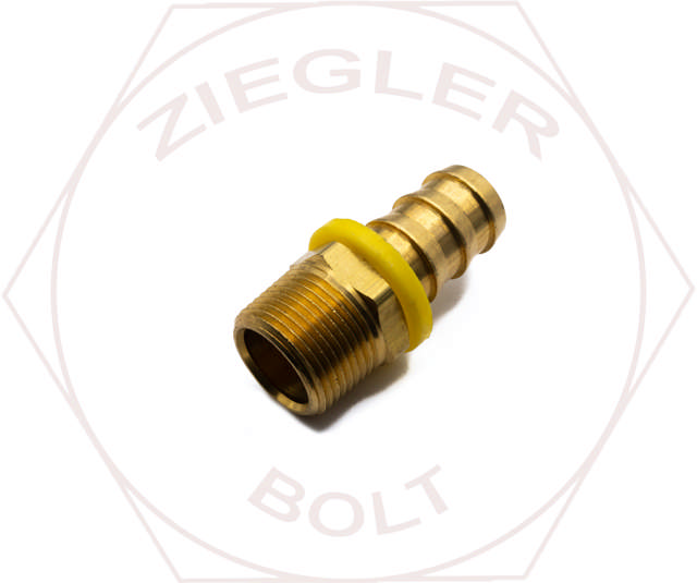 3/4 X 3/4 LOW PRESSURE MALE PIPE HOSE END BRASS