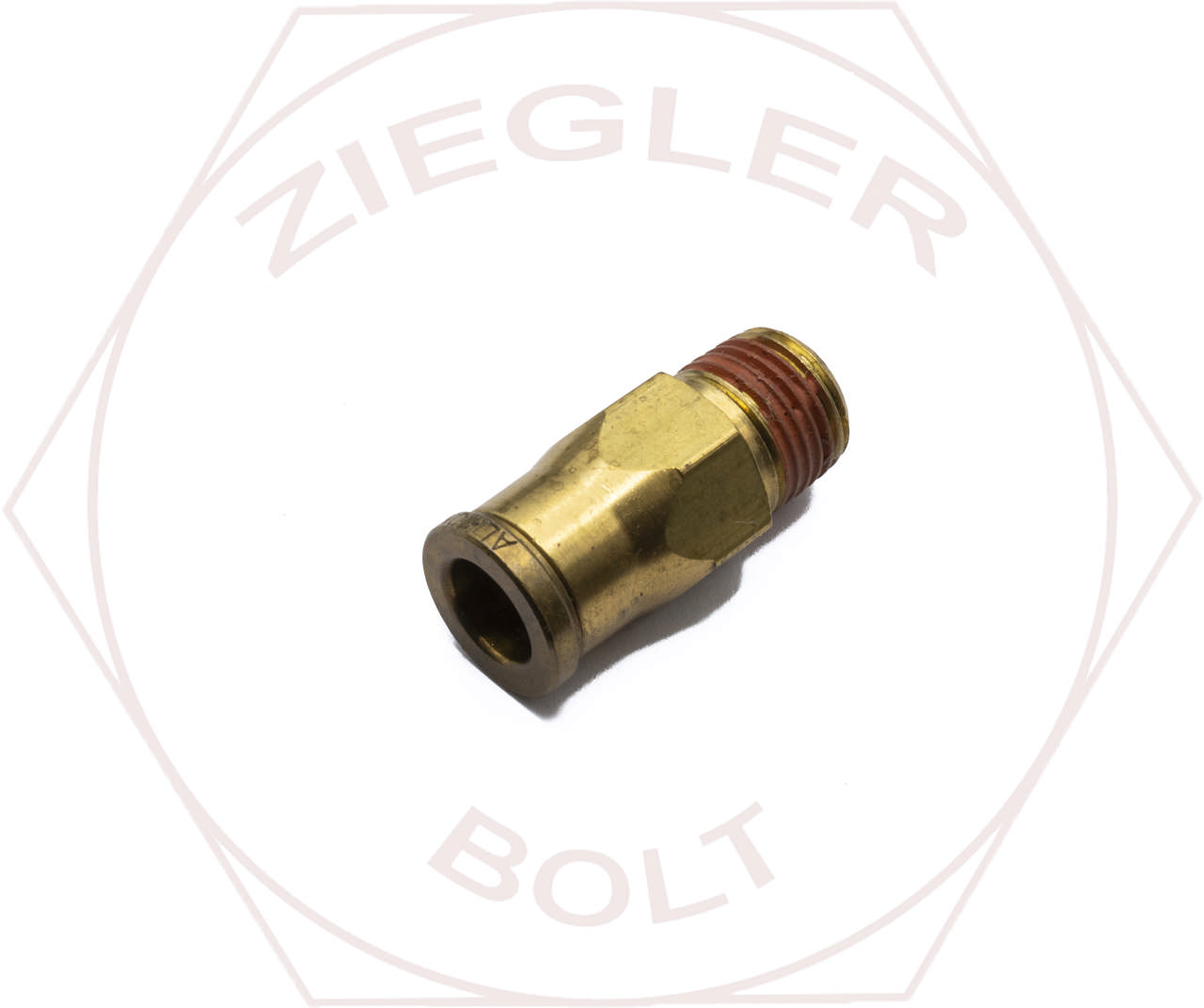 1/4 X 1/8 PUSH-IN MALE CONNECTOR BRASS