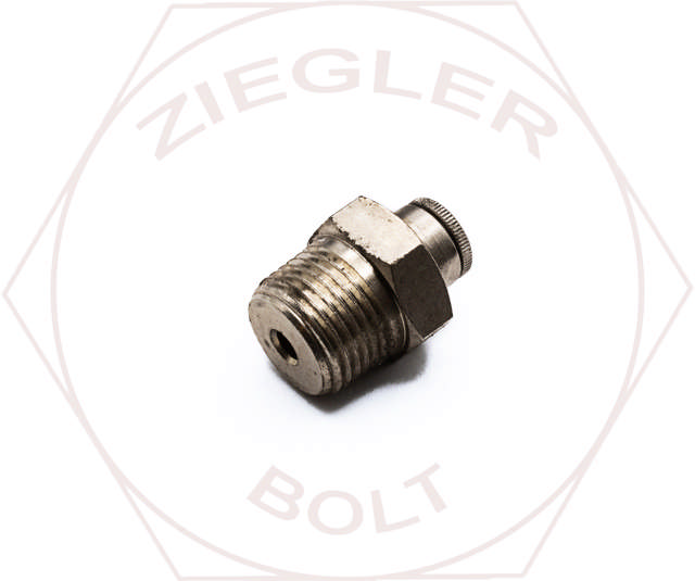 1/4 X 3/8 PUSH-IN MALE CONNECTOR BRASS
