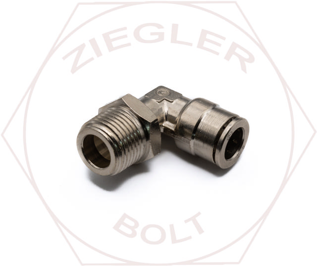 3/8T X 3/8P PUSH TO CONNECT 90° MALE ELBOW SWIVEL