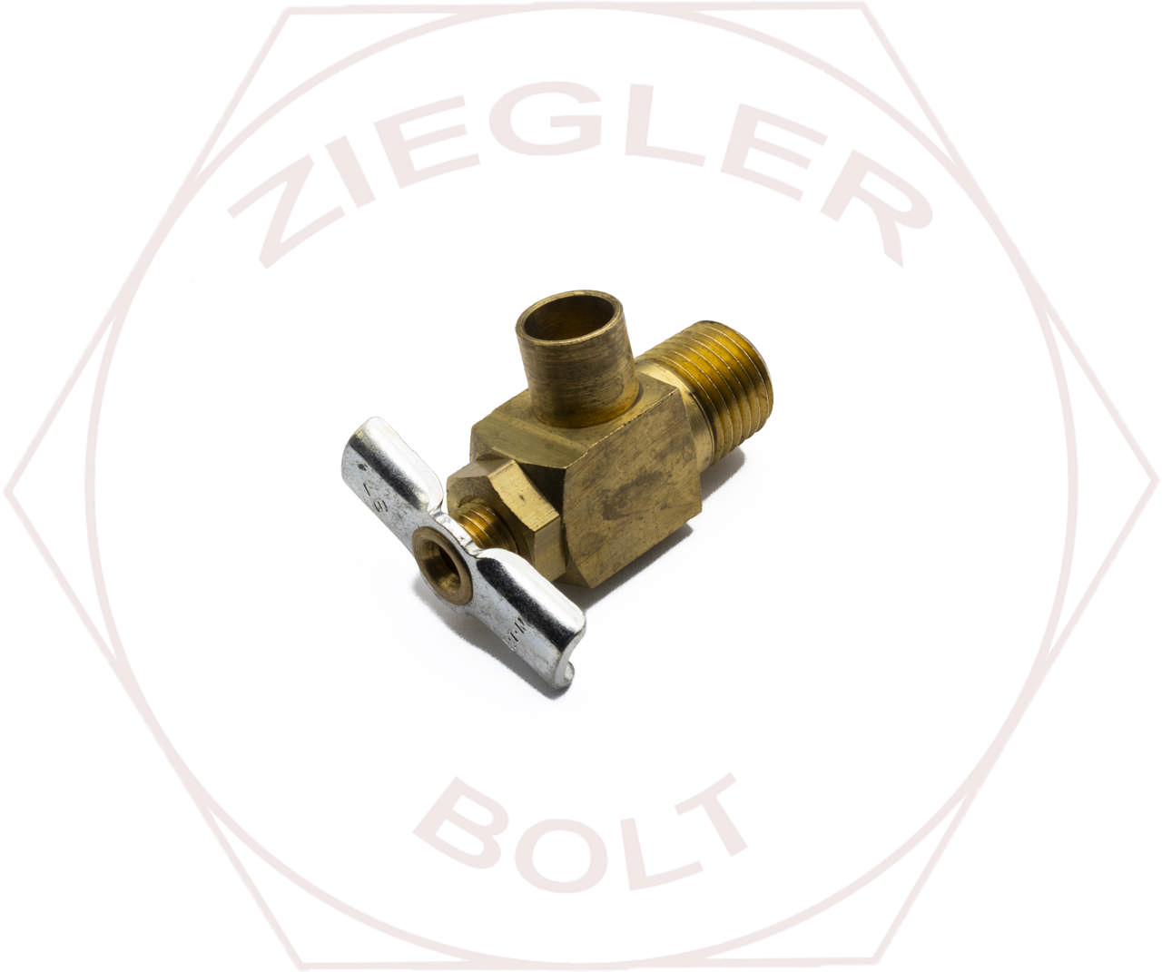 1/4P ANGLE BIB DRAIN VALVE BRASS