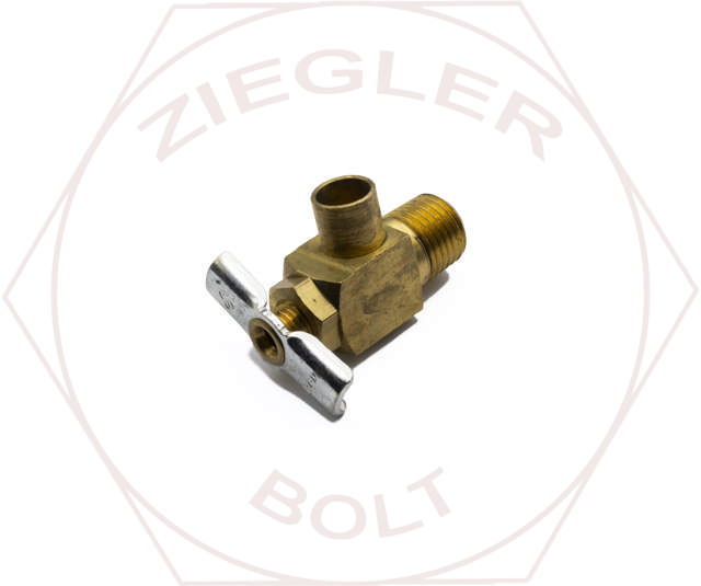 1/4P ANGLE BIB DRAIN VALVE BRASS