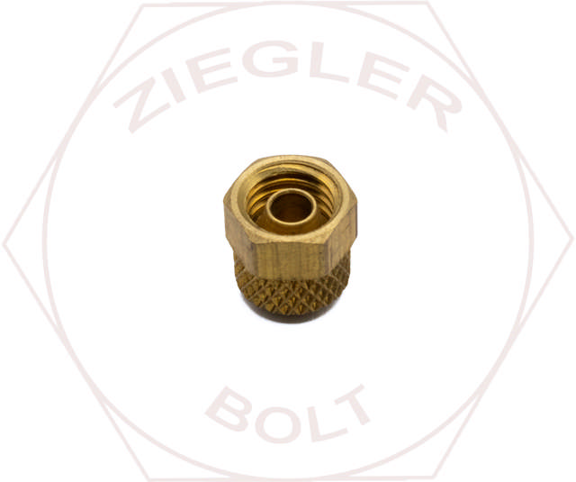 1/8 TUBE POLYTUBE NUT BRASS