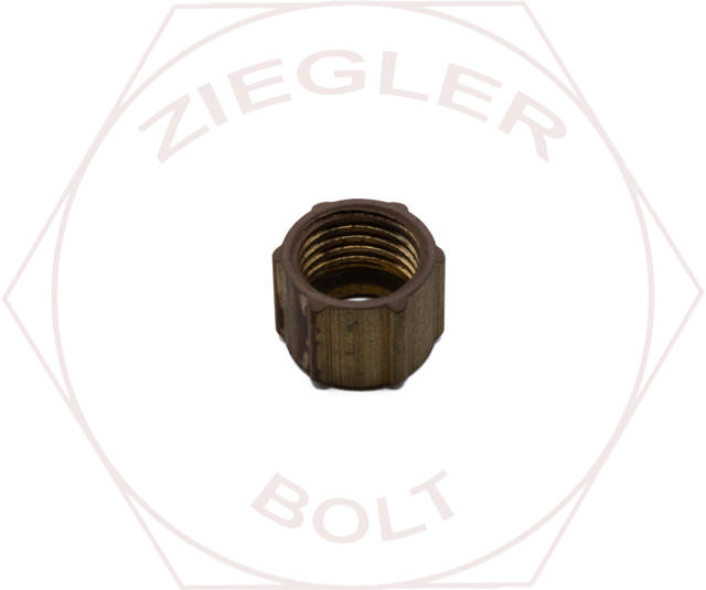 1/4 TUBE POLYTUBE NUT BRASS