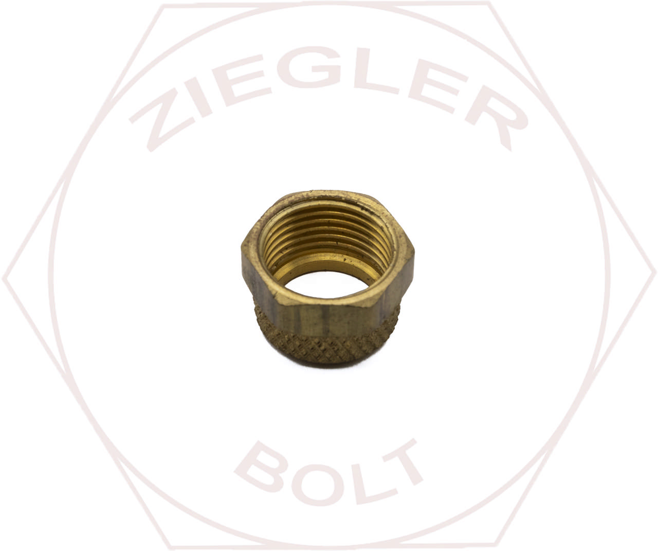 3/8 TUBE POLYTUBE NUT BRASS