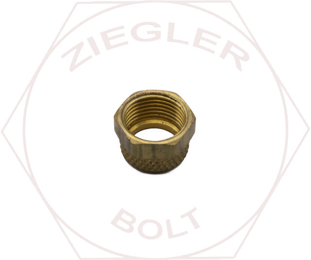 3/8 TUBE POLYTUBE NUT BRASS