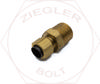 3/8 X 3/8 POLYTUBE MALE CONNECTOR BRASS