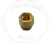 1/4 SAE 45° FLARE CAP BRASS