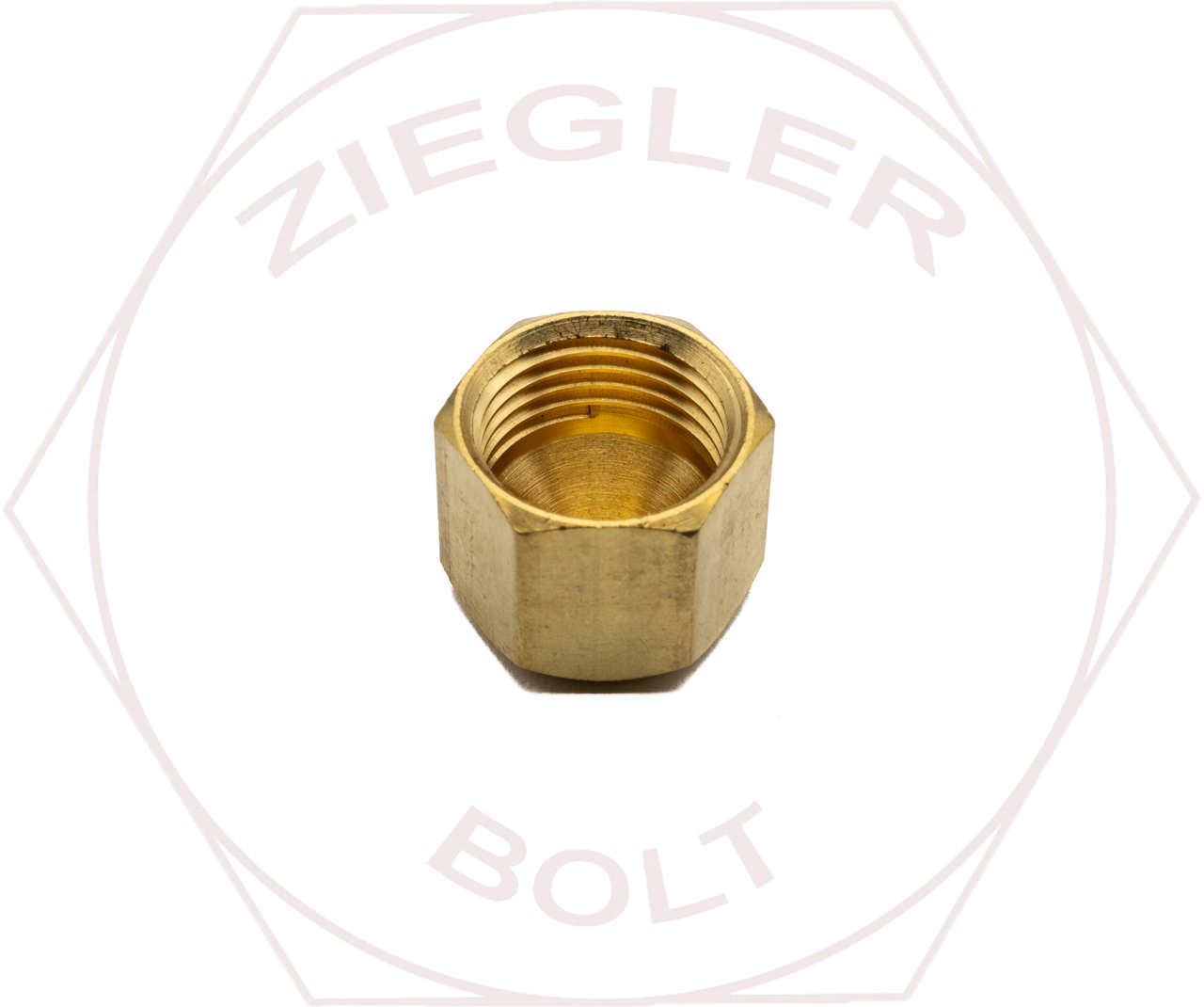 3/8 SAE 45° FLARE CAP BRASS