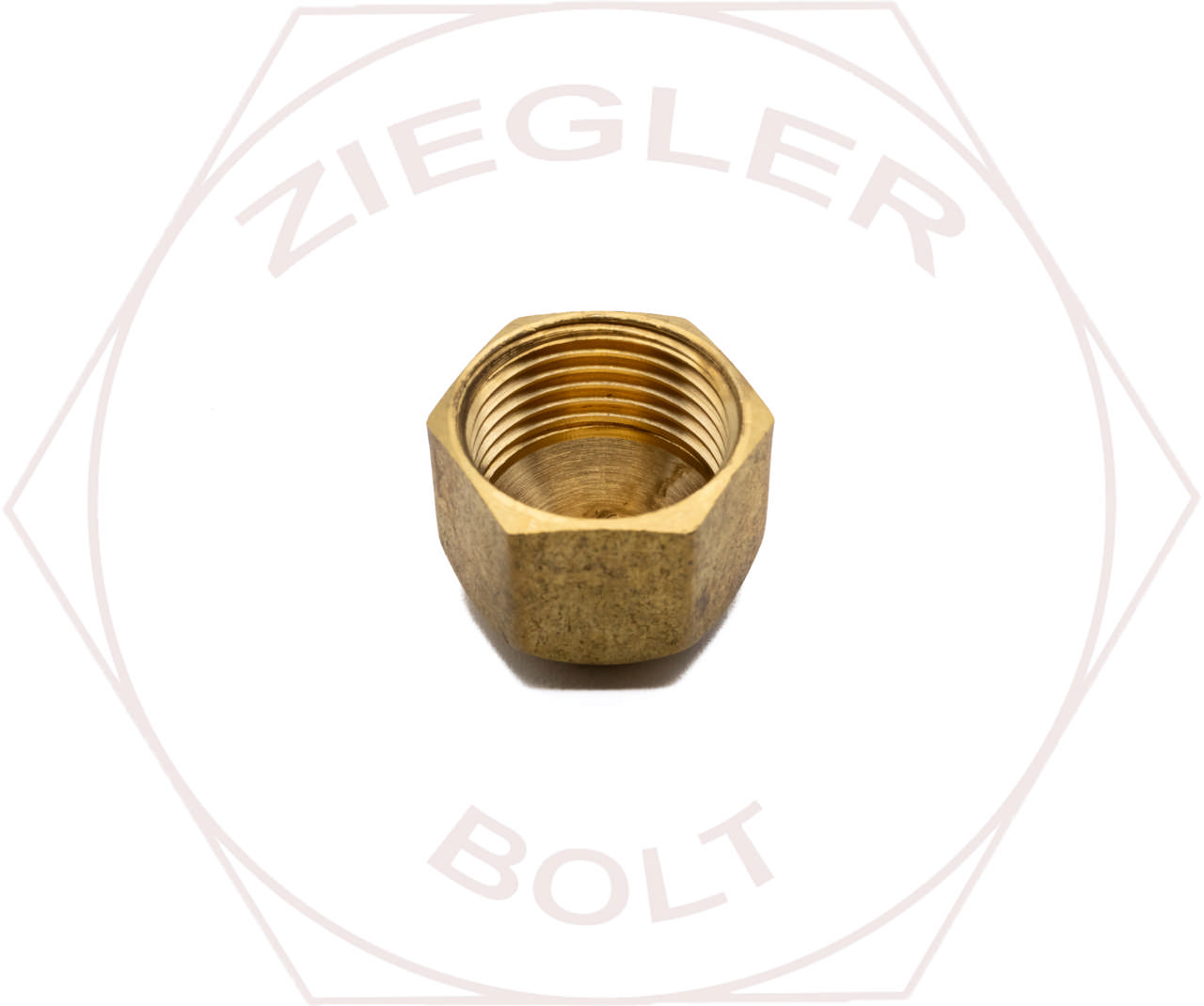 1/2 45° FLARE CAP BRASS