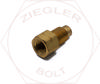 M10-1 X 3/8-24 SAE 45° METRIC ADAPTOR