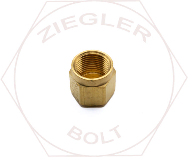 3/8T AIR BRAKE NUT BRASS